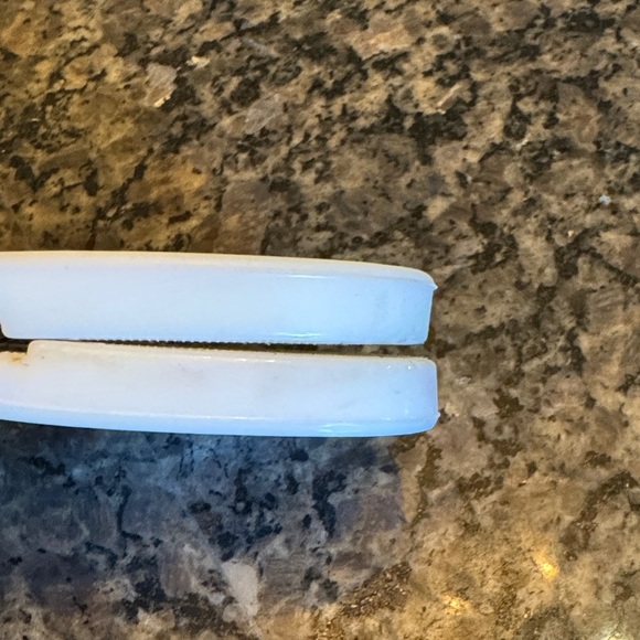 Prima White and Gold jelly Sandals with Floral Accent EUC 10 - Picture 9 of 11